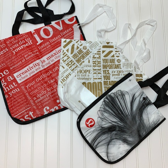 lululemon reusable bag sizes